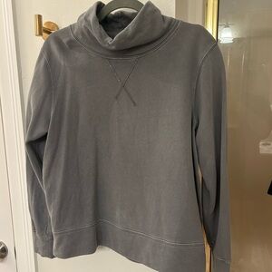 Madewell Charcoal Cowl Neck Sweater